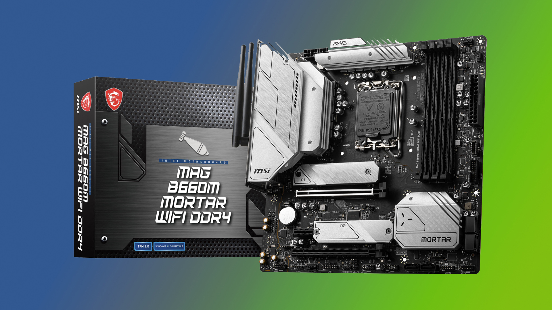 MSI マザーボード B660M MORTAR DDR4 - PCパーツ