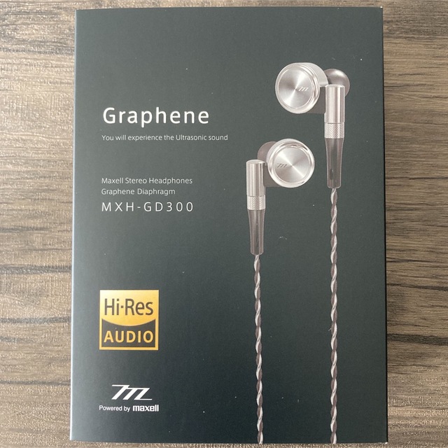 maxell Graphene MXH-GD300 シルバーハイレゾ対応MMCXリケーブル対応