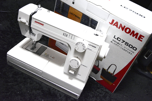 グリーン・ホワイト系 完成品♪ JANOME ジャノメ レザークラフト対応