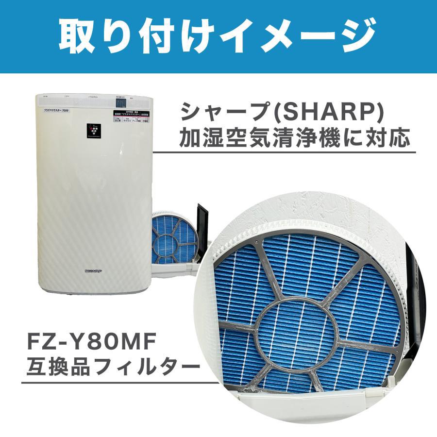 シャープ SHARP フィルター 花粉対策 互換品FZ-Y80MF 花粉症対策