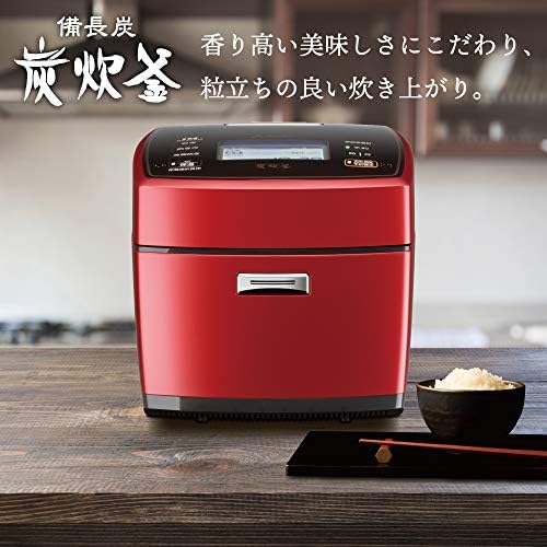 2022新生活 三菱電機 IHジャー炊飯器 備長炭炭炊釜 5.5合炊き ルビー