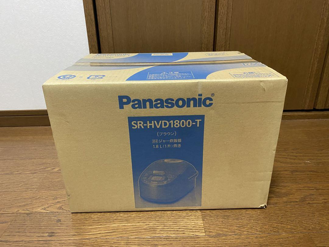 数量限定】 Panasonic IHジャー炊飯器 10合 一升炊 SR-HVD1800-T