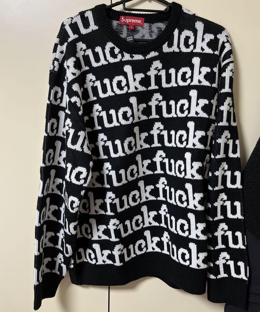 Supreme Fuck Sweater シュプリーム ファックセーター S-
