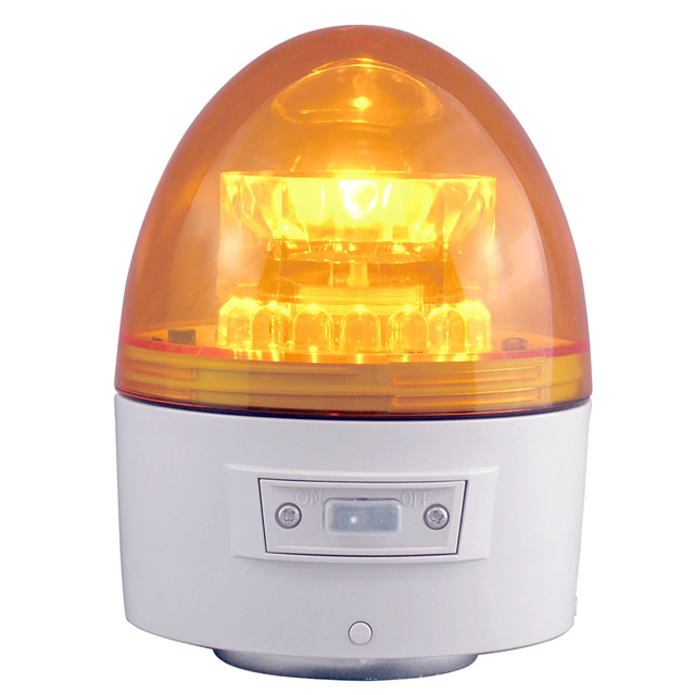 パトライト 強耐振型LED回転灯 RLR-M2-P-Y - 2