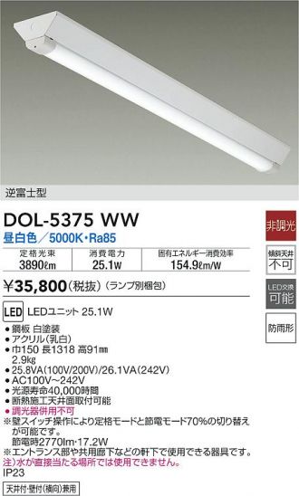 大光電機 DBL-4468WW25 ダイコー ベースライト LED（昼白色）-www