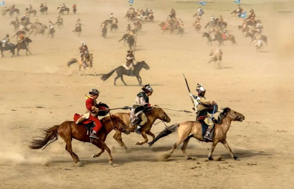 cavalier baitaille mongolie