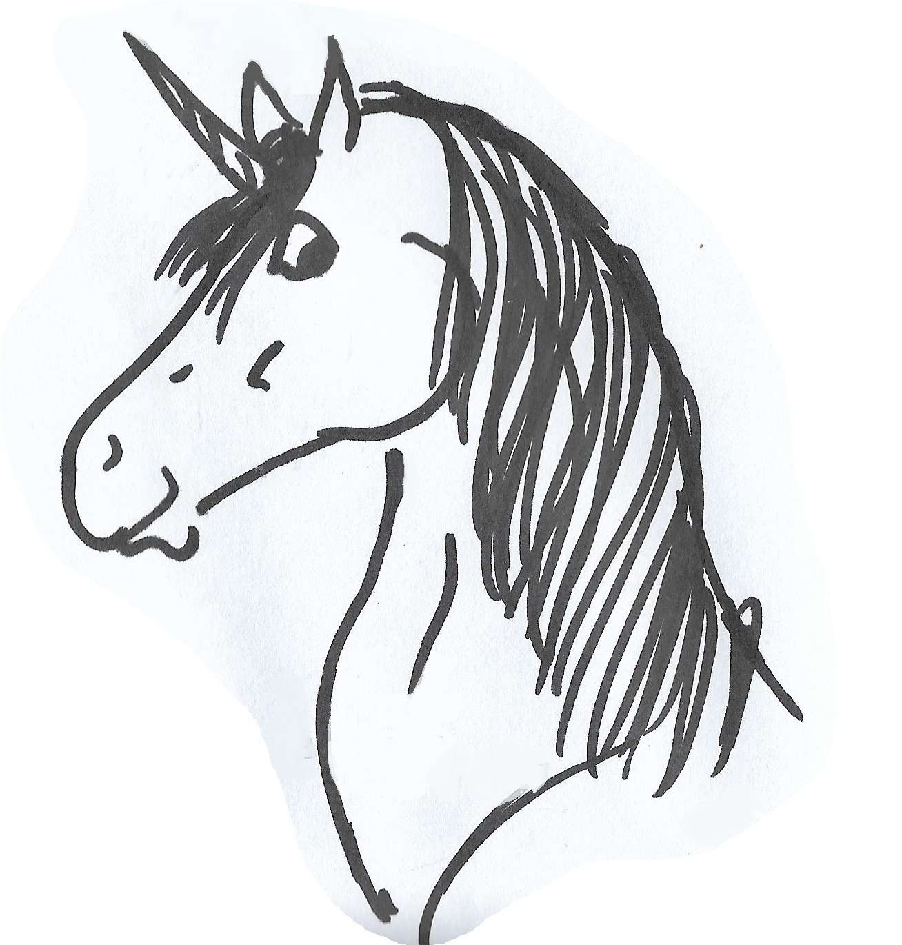 dessiner une licorne gratuit