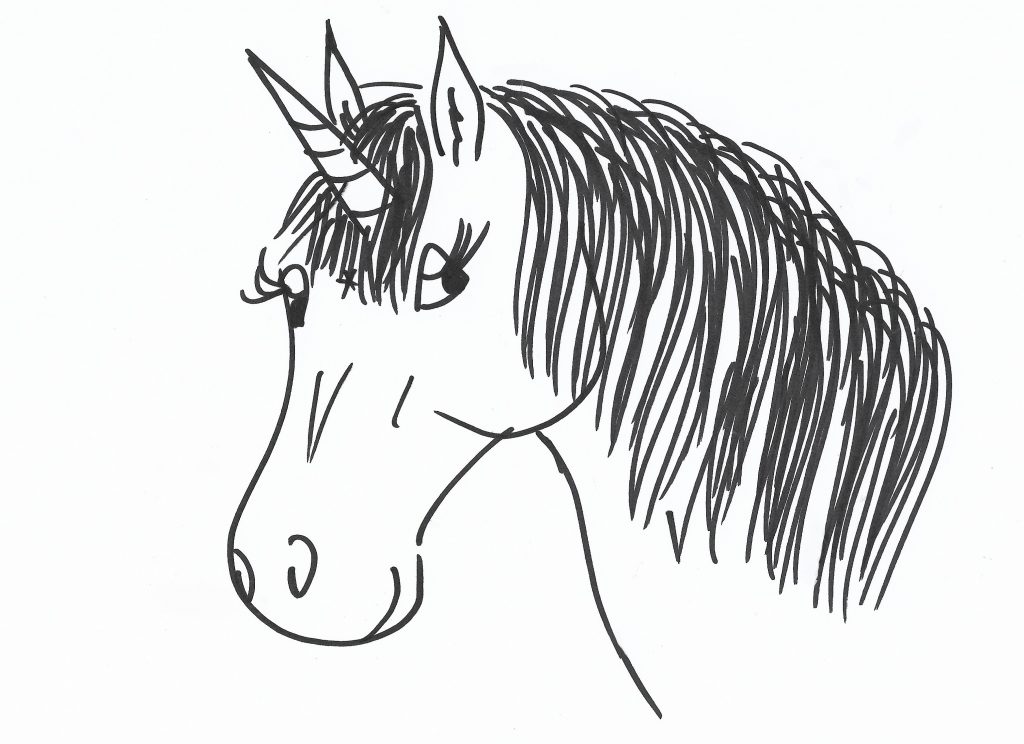 dessiner une licorne