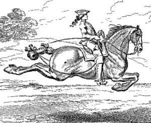 Gravure d'une cabriole