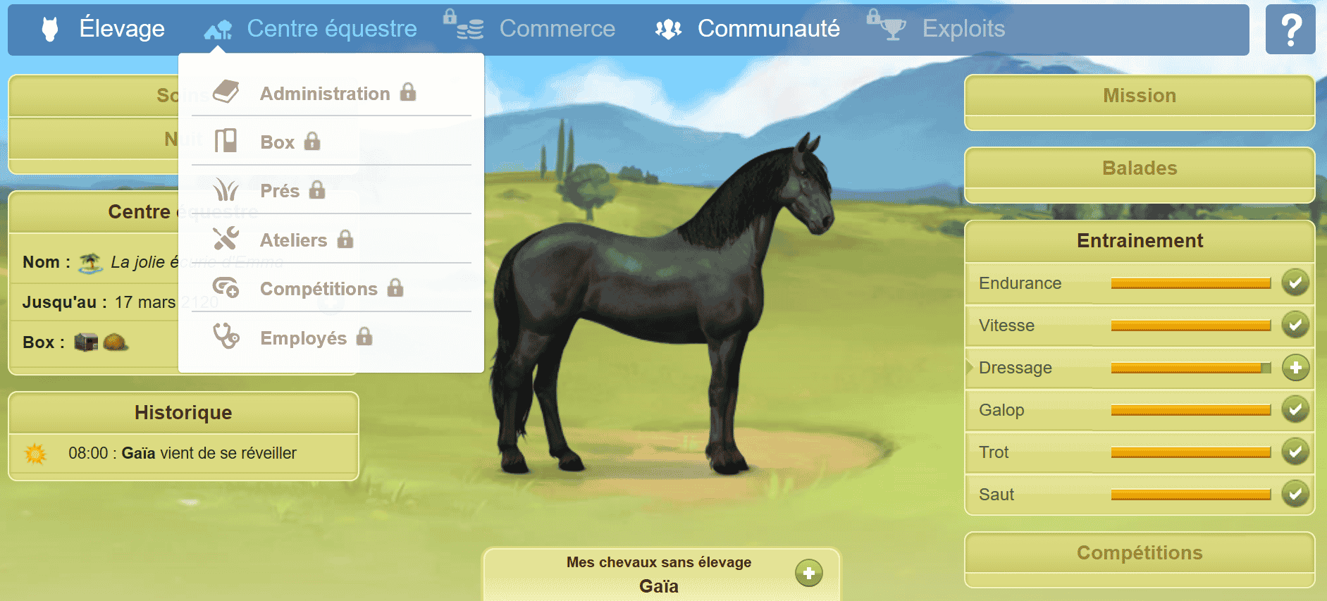 equideow cheval elevage virtuel jeu ordinateur